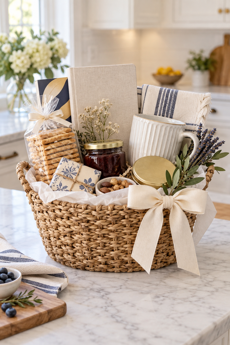 The New Chapter — gift basket by Laurel 1863