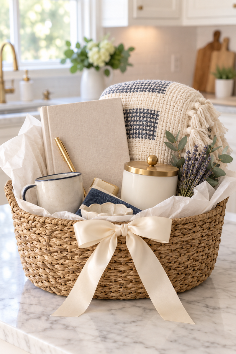 The Quiet Evening — gift basket by Laurel 1863